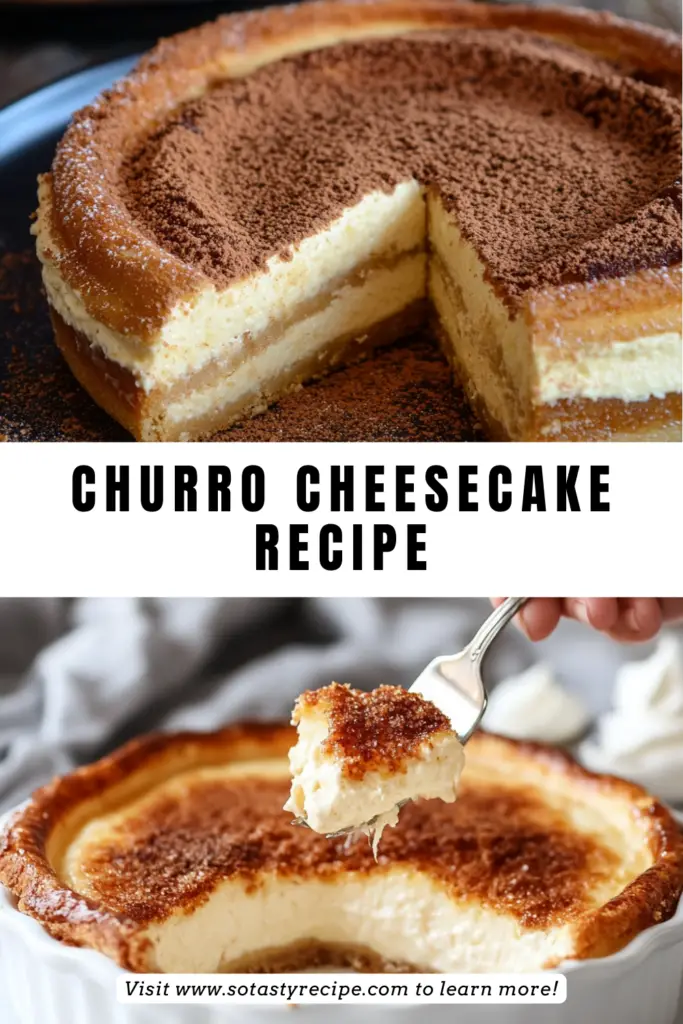 Churro Cheesecake recipe