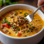 Creamy Beef and Bowtie Pasta