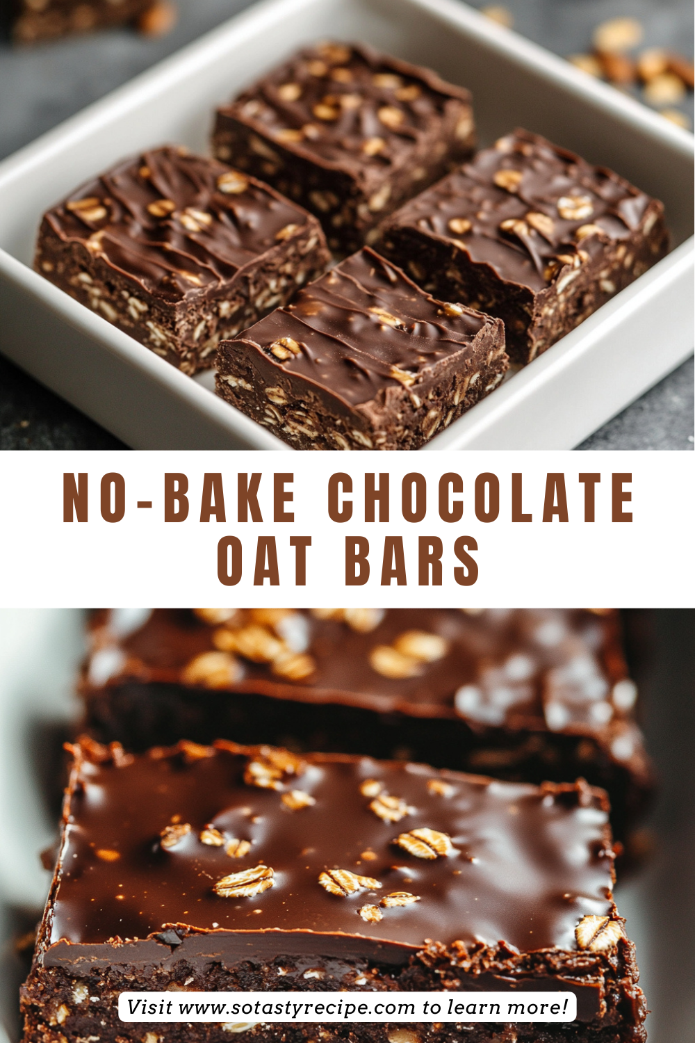 No-Bake Chocolate Oat Bars