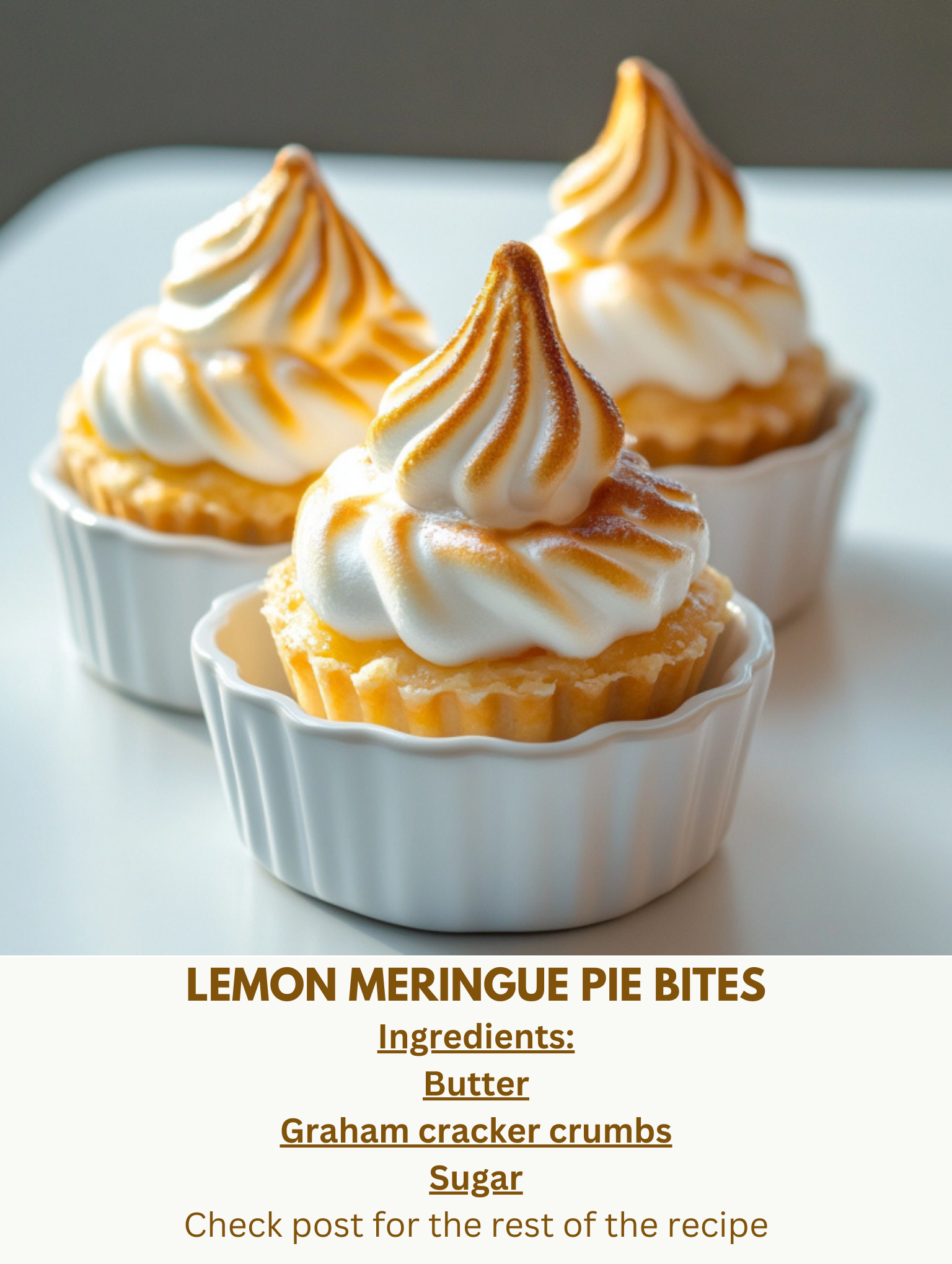  Lemon Meringue Pie Bites

