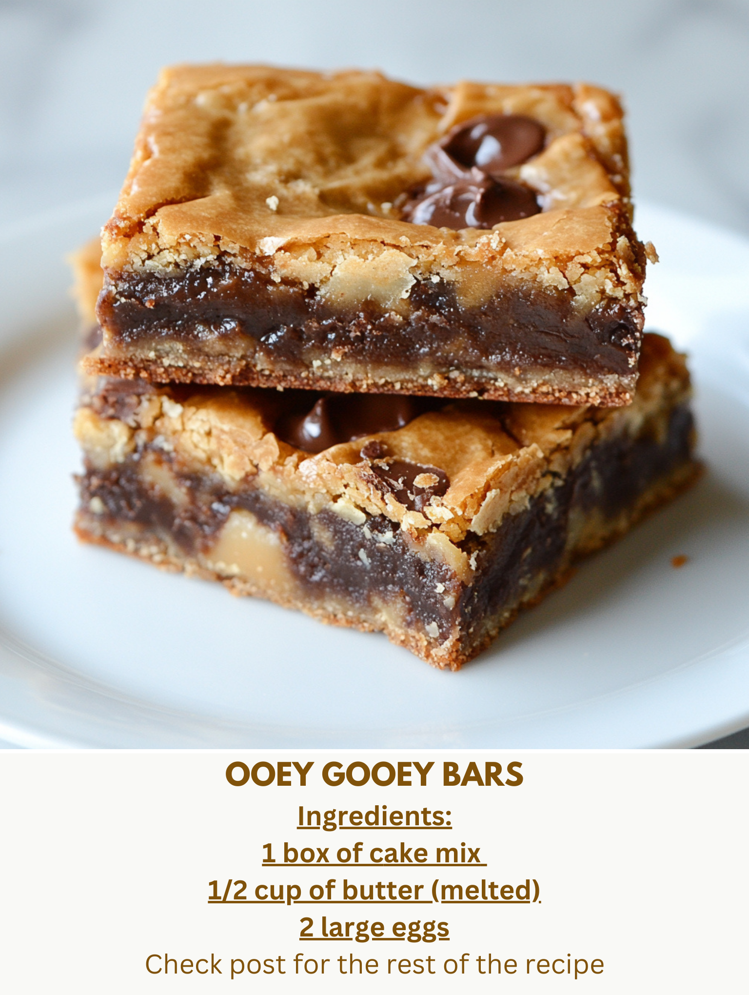 Ooey Gooey Bars
