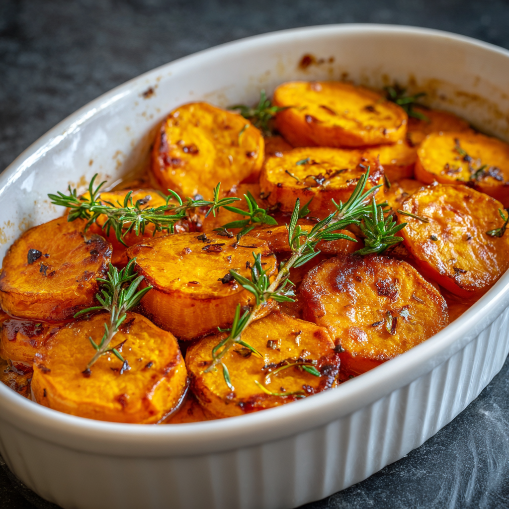 New Year Roasted Sweet Potatoes