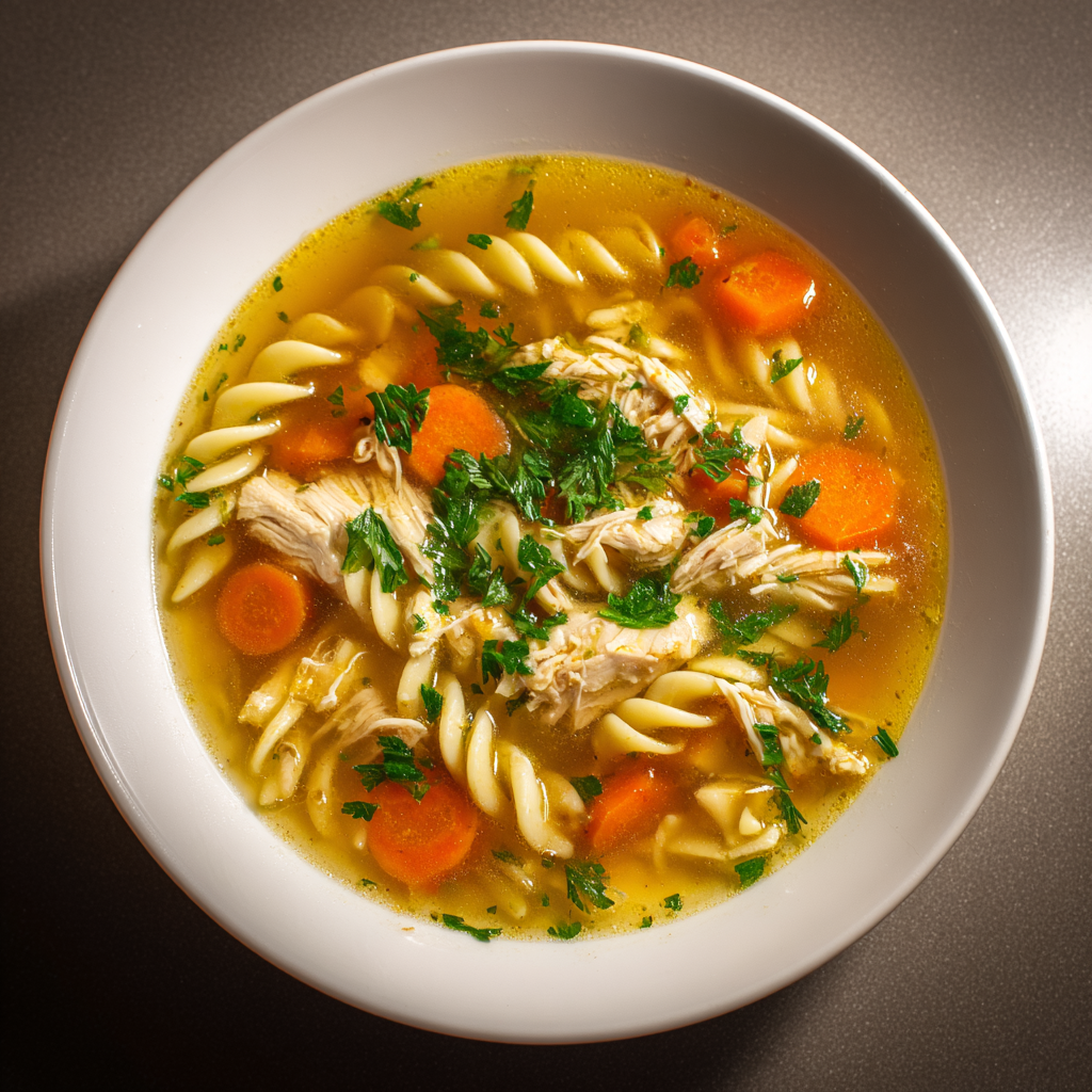 Winter Chicken Noodle Soup