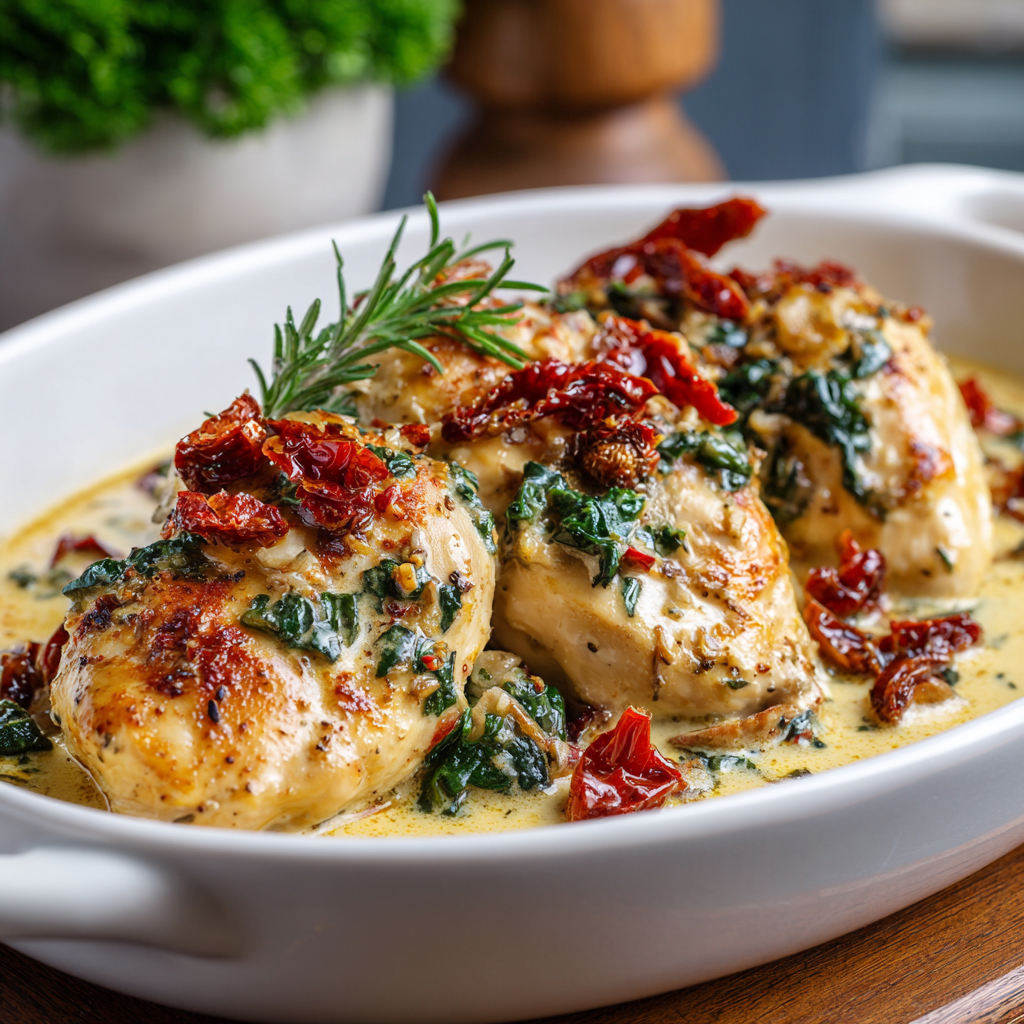 Creamy Winter Tuscan Chicken