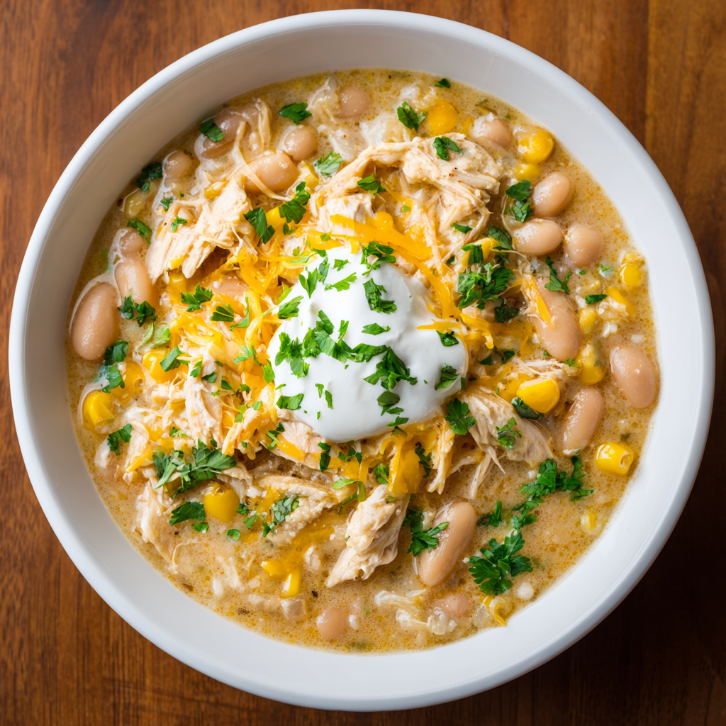 Crockpot White Chicken Chili