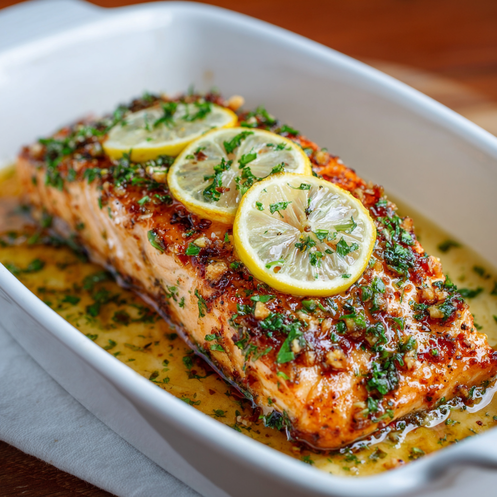 Low Carb Lemon Butter Salmon