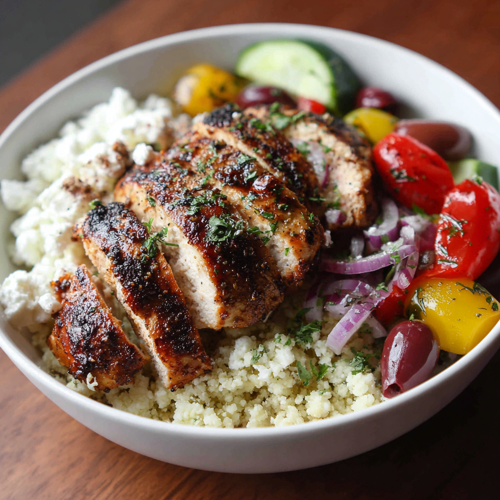 Winter Greek Chicken Bowls