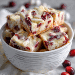 Easy Cranberry Shortbread Cookies