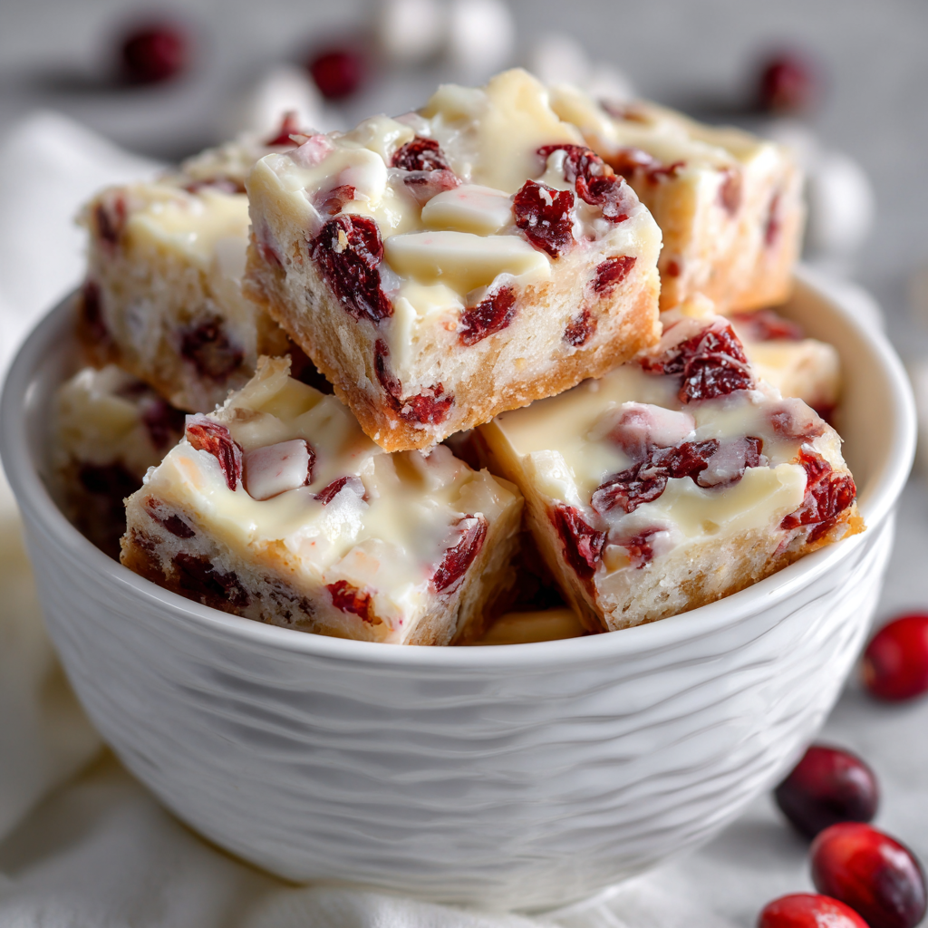 Cranberry Bliss Bars Copycat Recipe