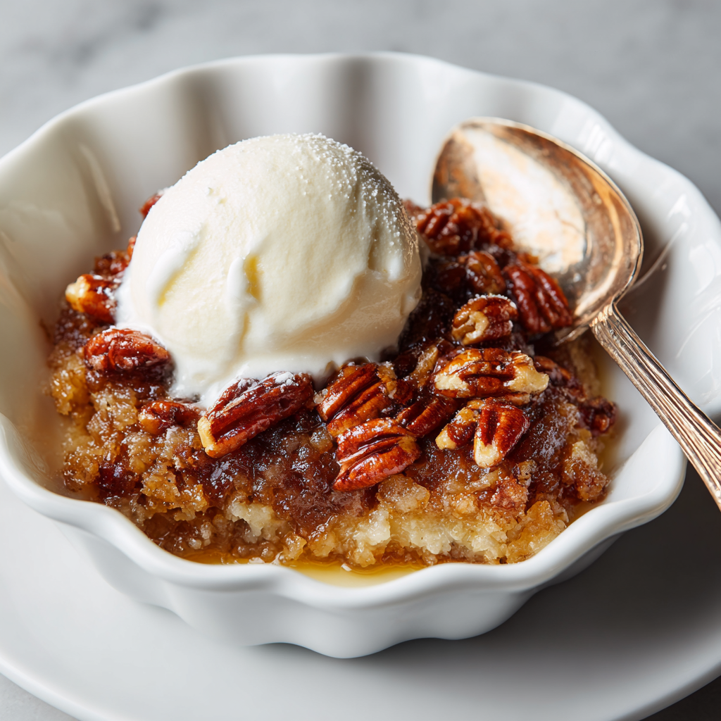 Dump Cake Pecan Pie