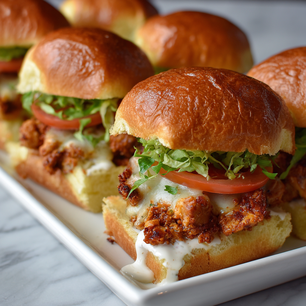 Gameday Easy Chicken Sliders