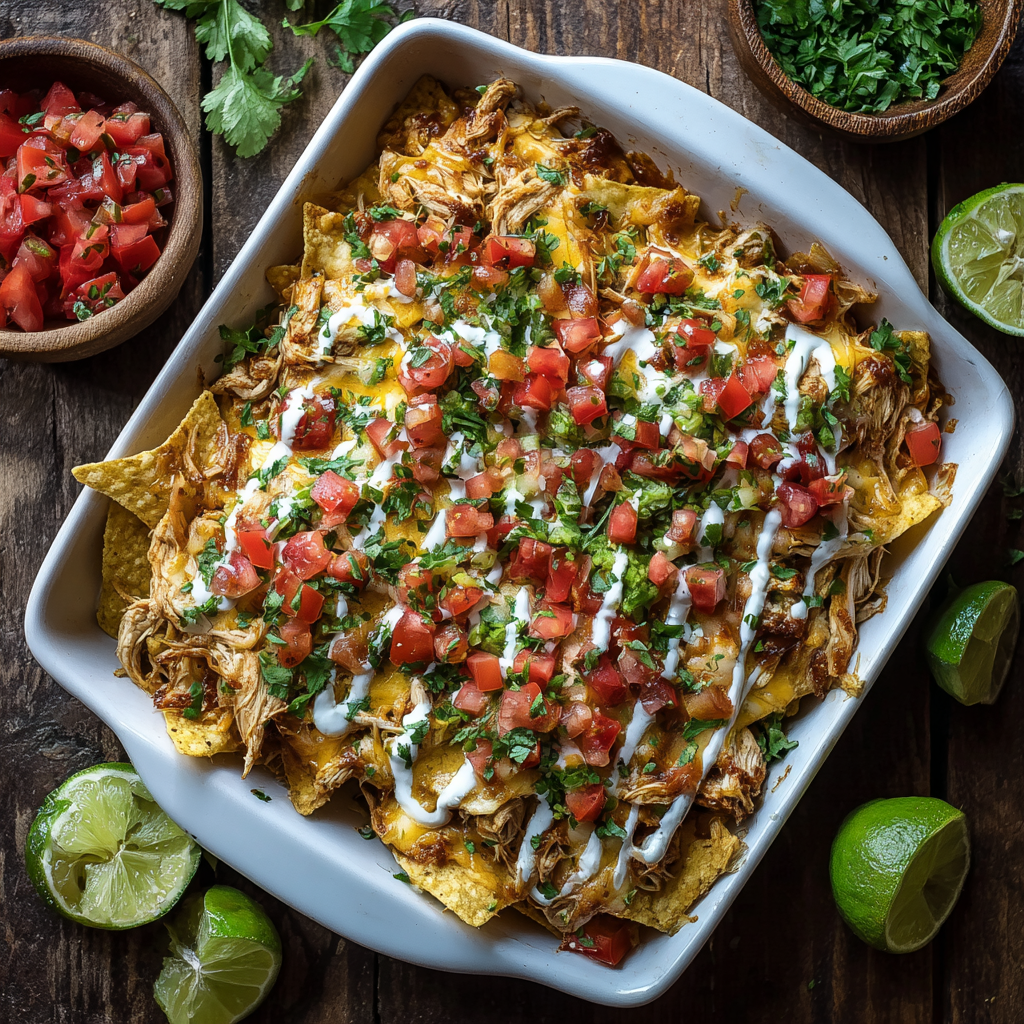 Gameday Easy Chicken Nachos