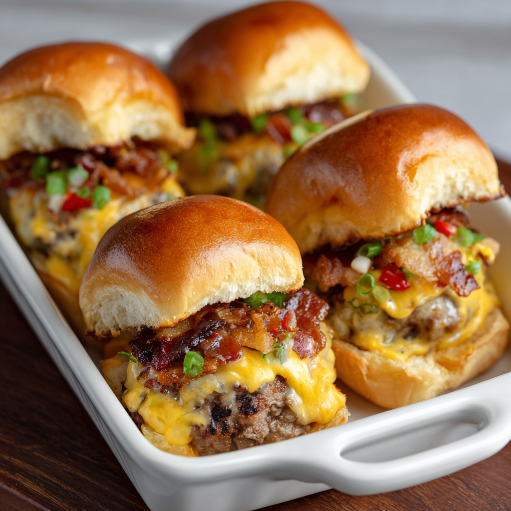 Super Bowl Smash Slider Burgers