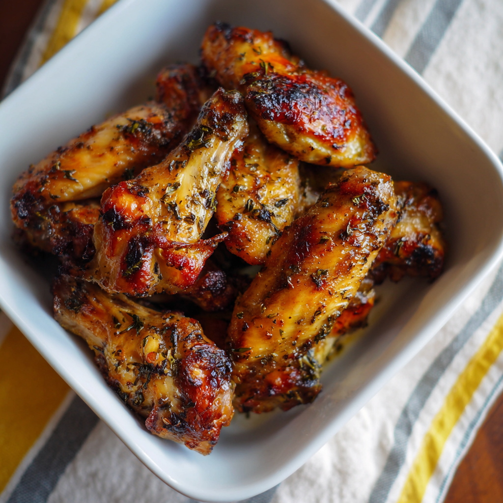 Game Day Oven Baked Chicken Wings