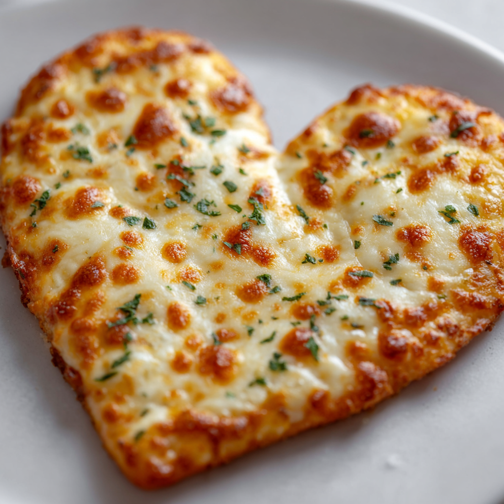Heart Shaped Cheese Pizza Recipe