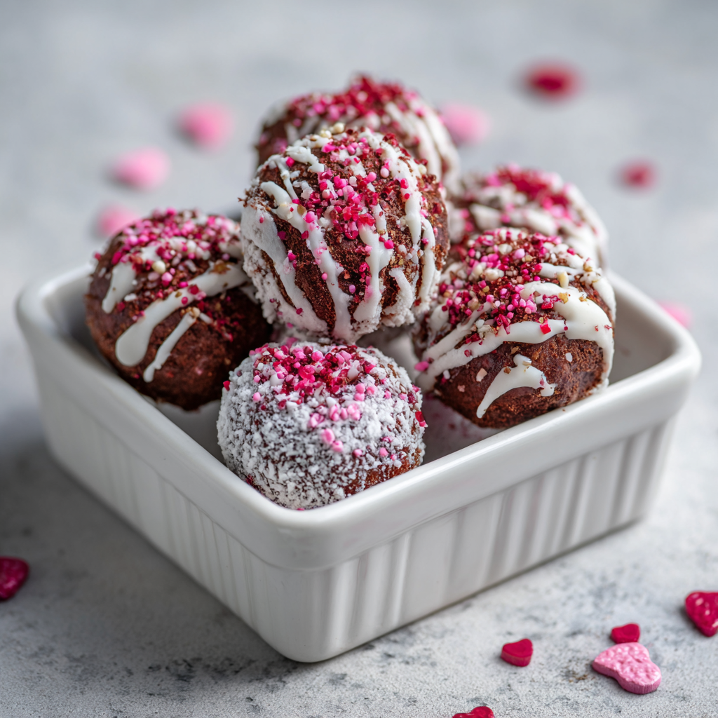 Valentine's Brownie Truffles Recipe