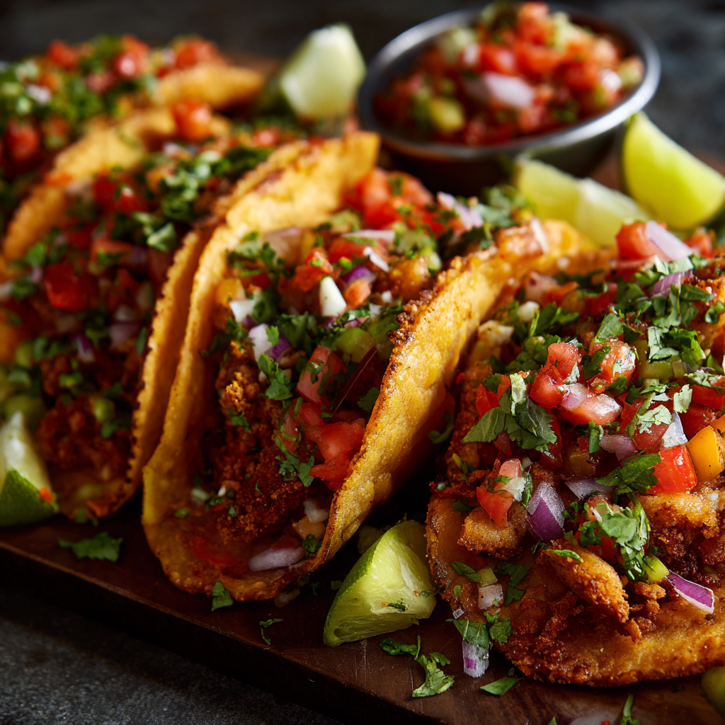 Super Bowl Smash Tacos