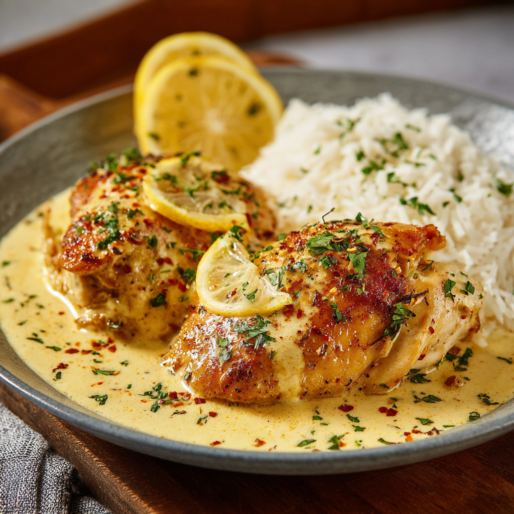 Lemon Butter Chicken for Two Recipe