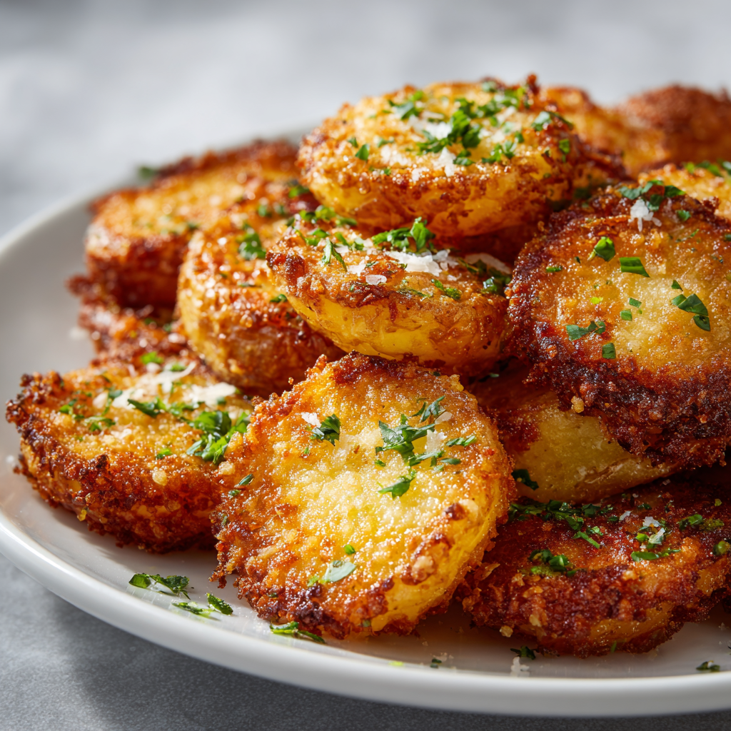 Game Day Crispy Parmesan Potatoes