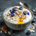 Cottage Cheese Dessert Cups with Strawberries
