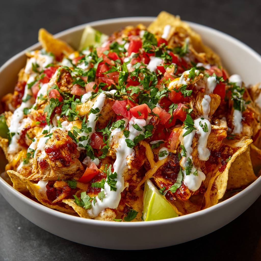 Super Bowl Chicken Nachos