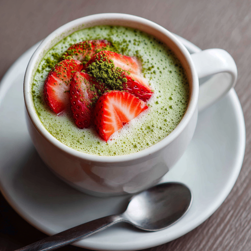 Strawberry Matcha Latte Recipe