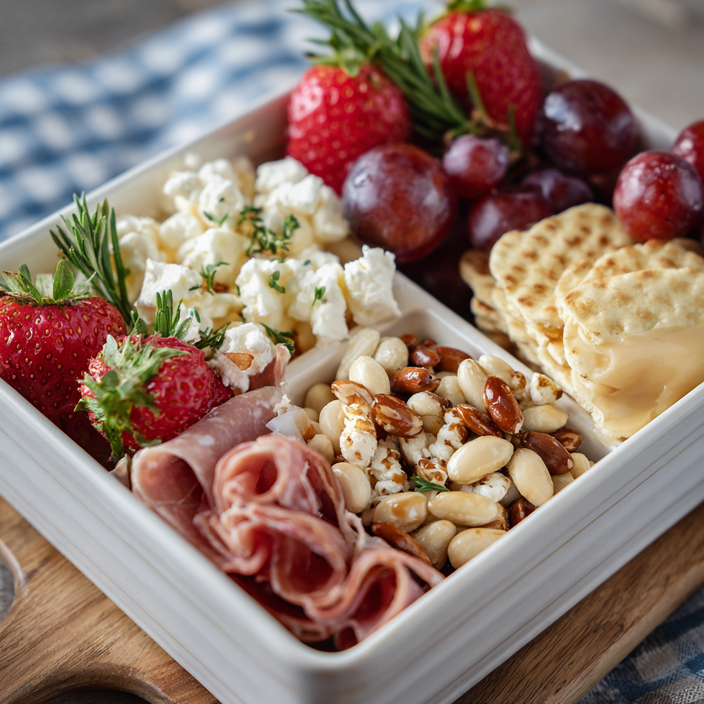 Protein Snack Boxes for Picnic Recipe