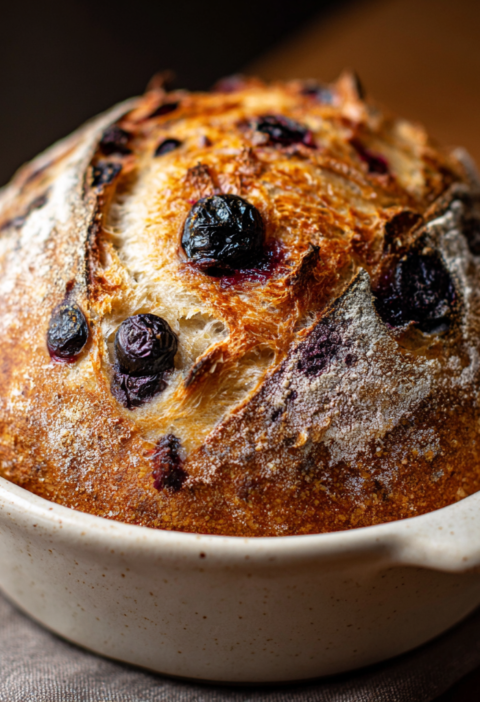 Blueberry Sourdough Bread Recipe
