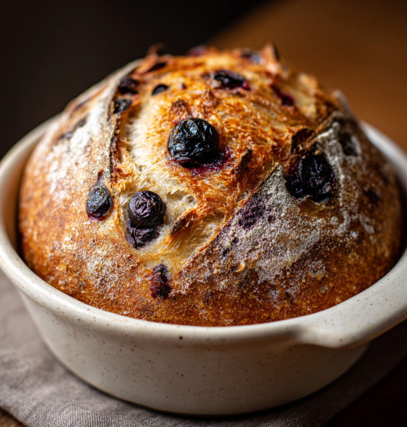 Blueberry Sourdough Bread Recipe