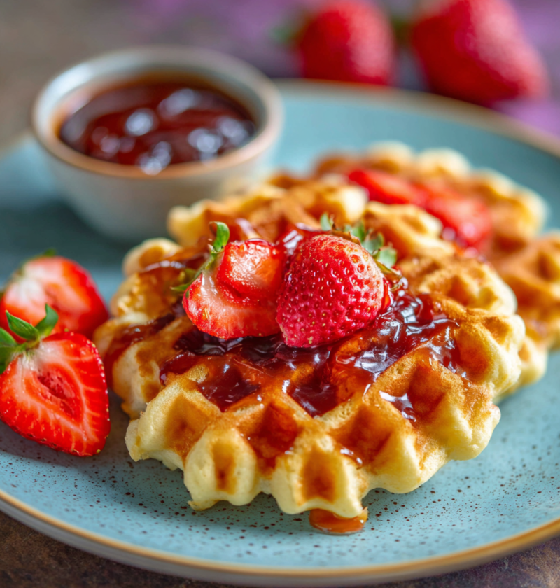 Sourdough Discard Waffles Recipe