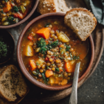 Heart Healthy Lentil Vegetable Soup Recipe