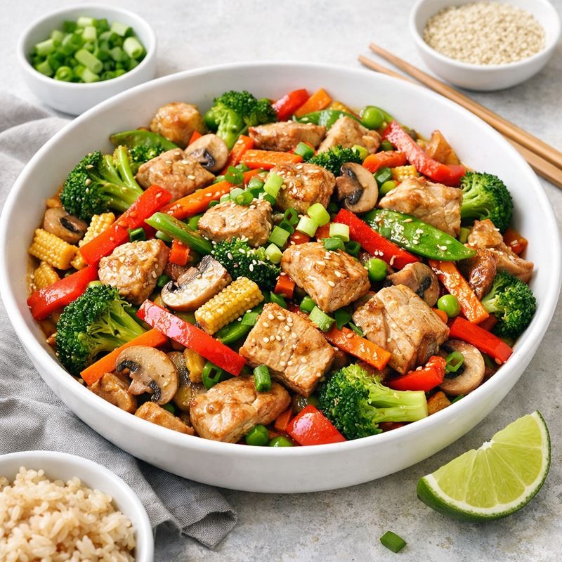 Healthy Dinner Leftover Turkey Stir Fry