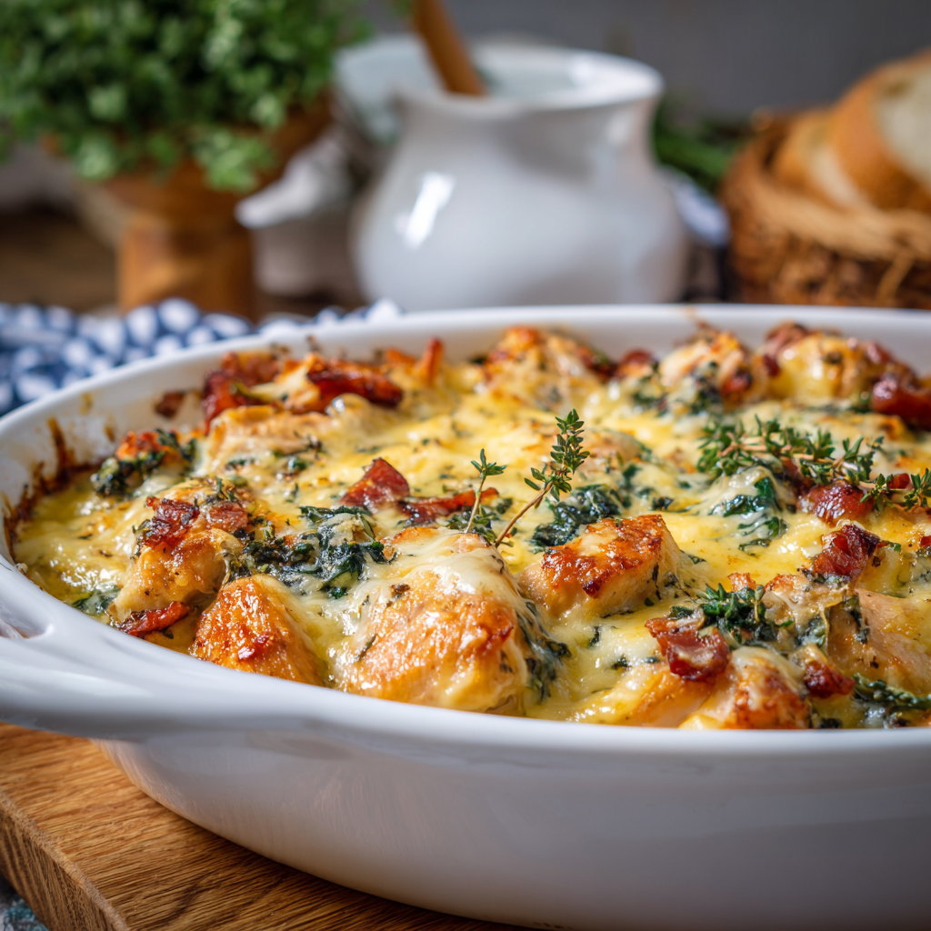 Keto Winter Chicken Casserole