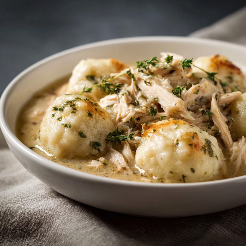 Winter Chicken and Dumplings